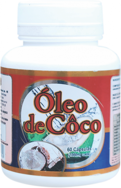 ÓLEO DE CÔCO 60 CAPS DE 1000 MG